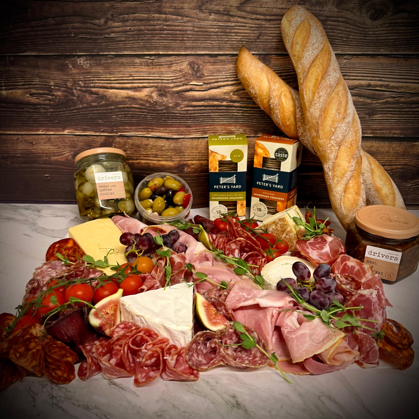 Charcuterie & Cheese Platter (£8 Per Person)