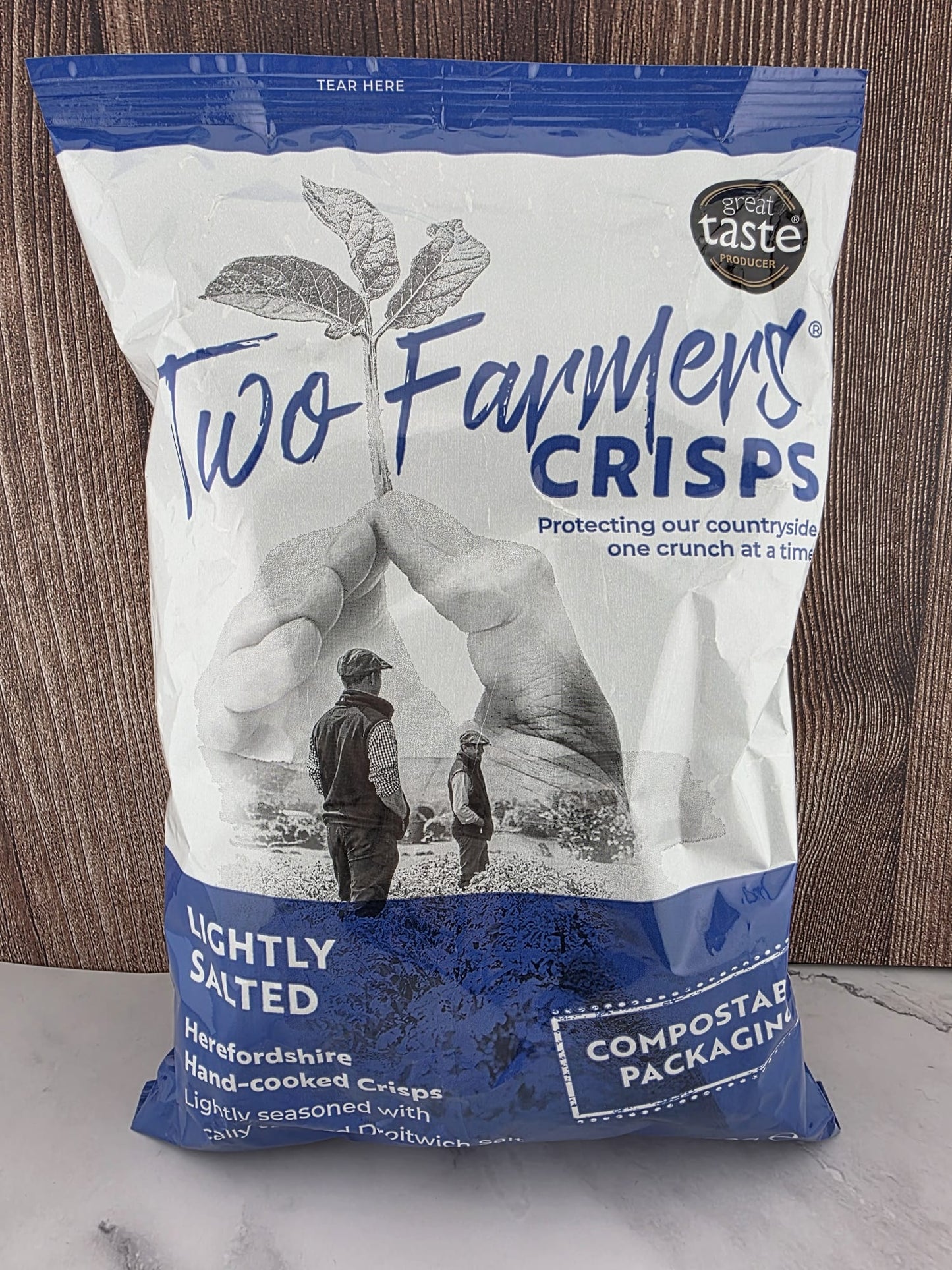 Two Farmers Sharing Crisps (Various Flavours)
