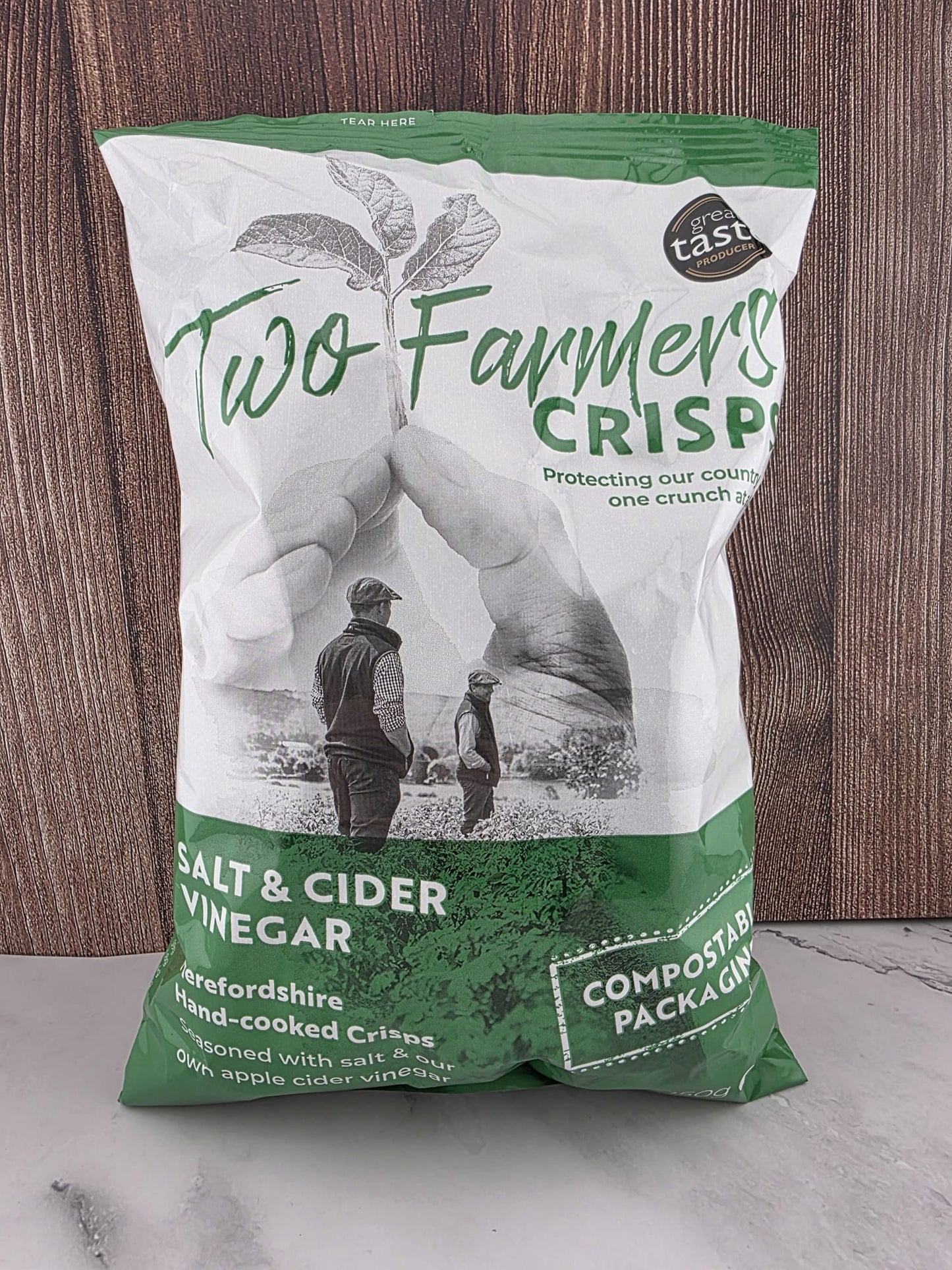 Two Farmers Sharing Crisps (Various Flavours)